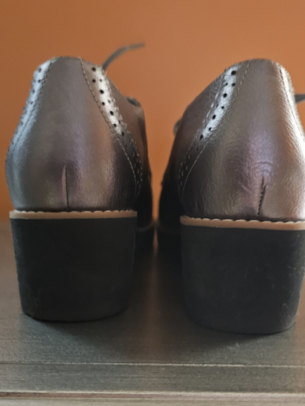 Vionic Brand-Chrome Leather Lace-fashion Dress Oxfords - Picture 5 of 8